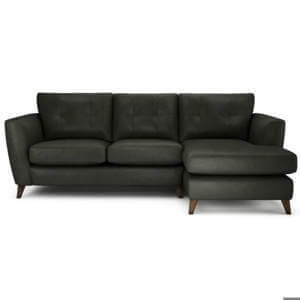 Lounge Company Holly Chaise Right Hand Unit - Leather